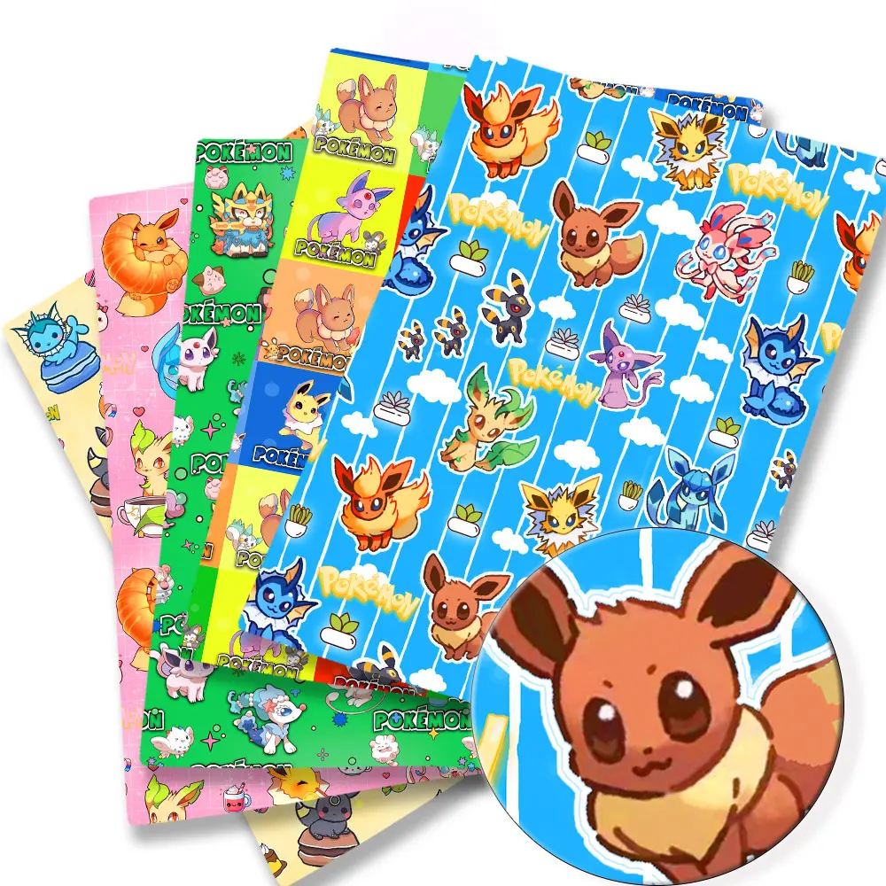 Sewing Production - 子供のためのポケモン漫画プリント生地,手作りの縫製,パッチワーク,キルティング,ベビードレス,ホームシート,140x50cm