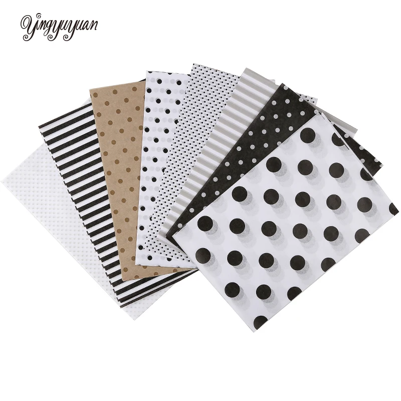 Pattern Tissue Paper - 210*140ミリメートルA5 100枚/袋カラフルなティッシュペーパー包装クラフト紙diy子供ギフト折りたたみ手作り紙パーティーの装飾