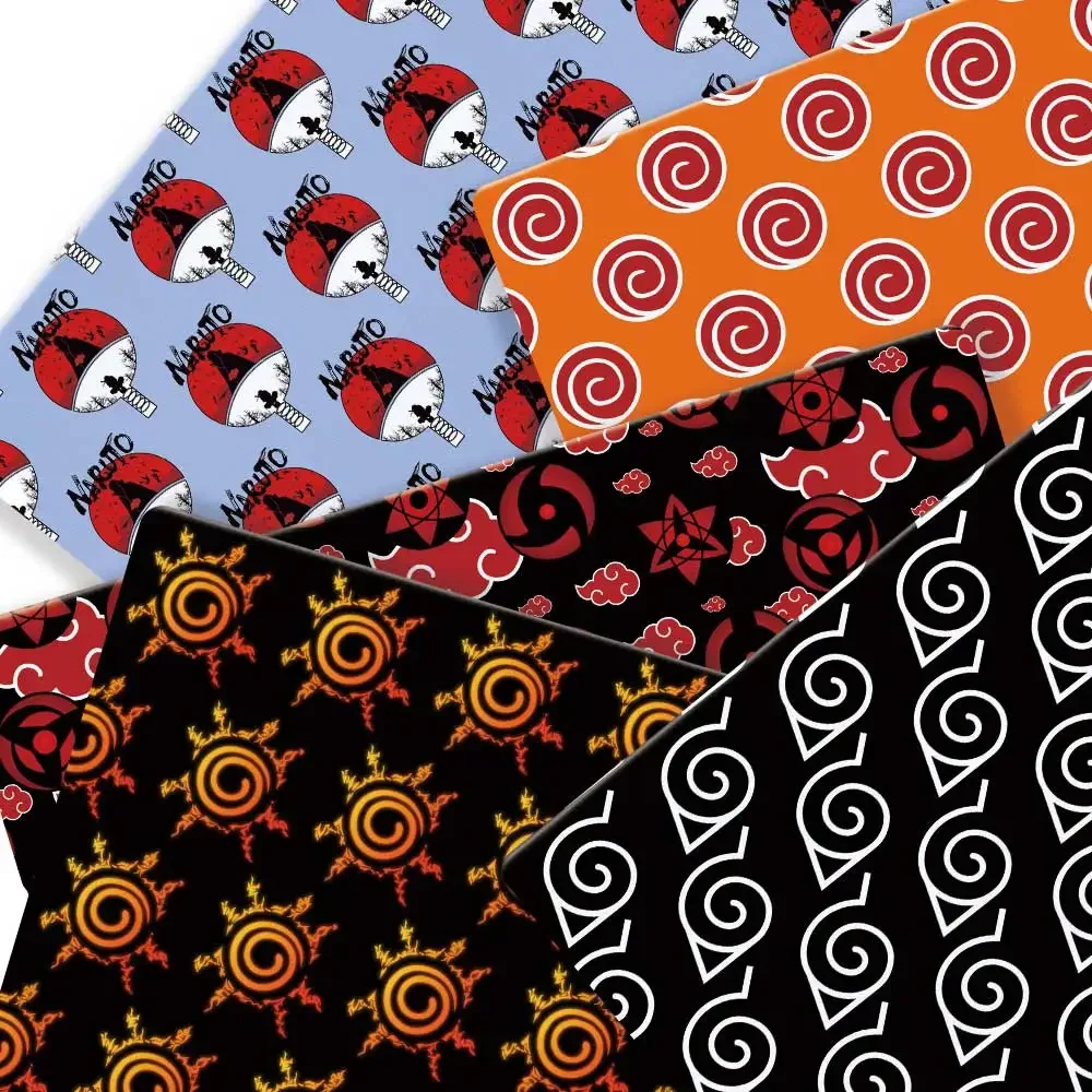 Sewing Production - ナルトアニメ周辺生地 140*50 センチメートル DIY 縫製パッチワークキルティングベビードレスプリント生地生地縫製子供