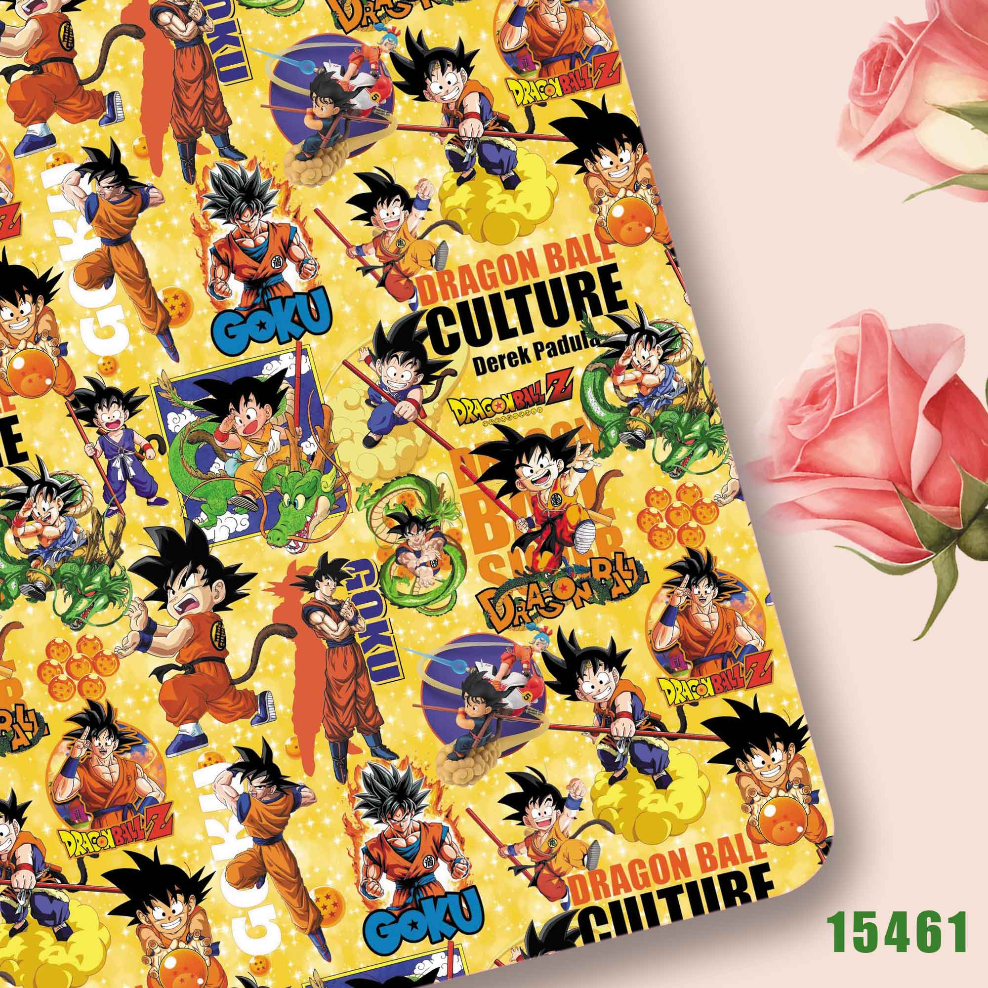 Sewing Production - 140*50cm ドラゴンボール ポリエステル/綿100%/サテン生地 縫製 パッチワーク キルティング