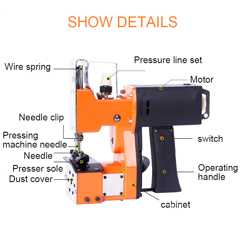 ポータブル電動ミシン家庭用多機能クラフト補修キットホームテキ - Sewing Machine For Textile のレビューと価格