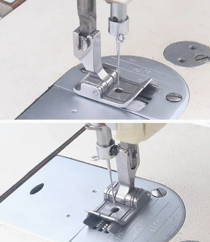 ダブルストップセンターシームプレッサーフット左右トリミングナ - Sewing Tt のレビューと価格