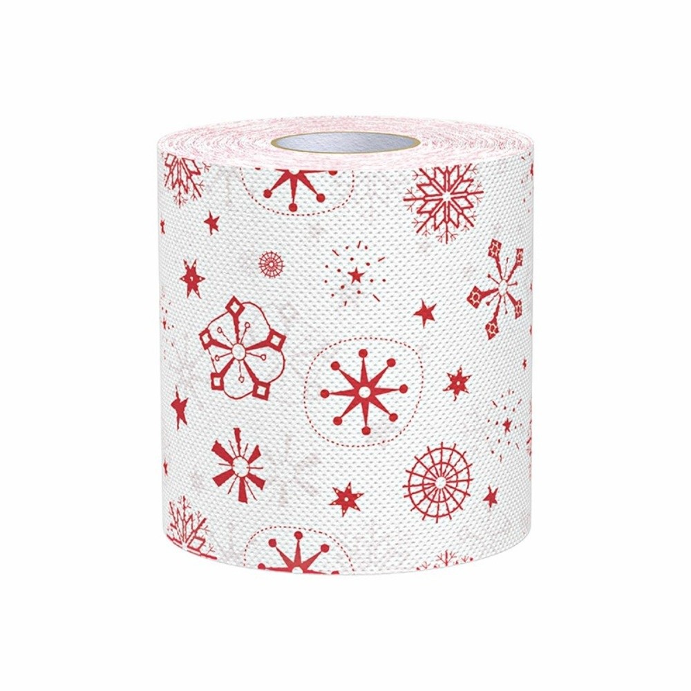 サンタプリントのクリスマストイレットペーパー クリスマスツリ - Pattern Tissue Paper のレビューと価格