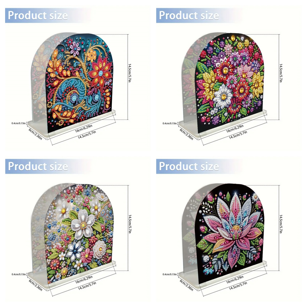 1 ピース/セット DIY 花柄ダイヤモンドアートティッシュ - Pattern Tissue Paper のレビューと価格