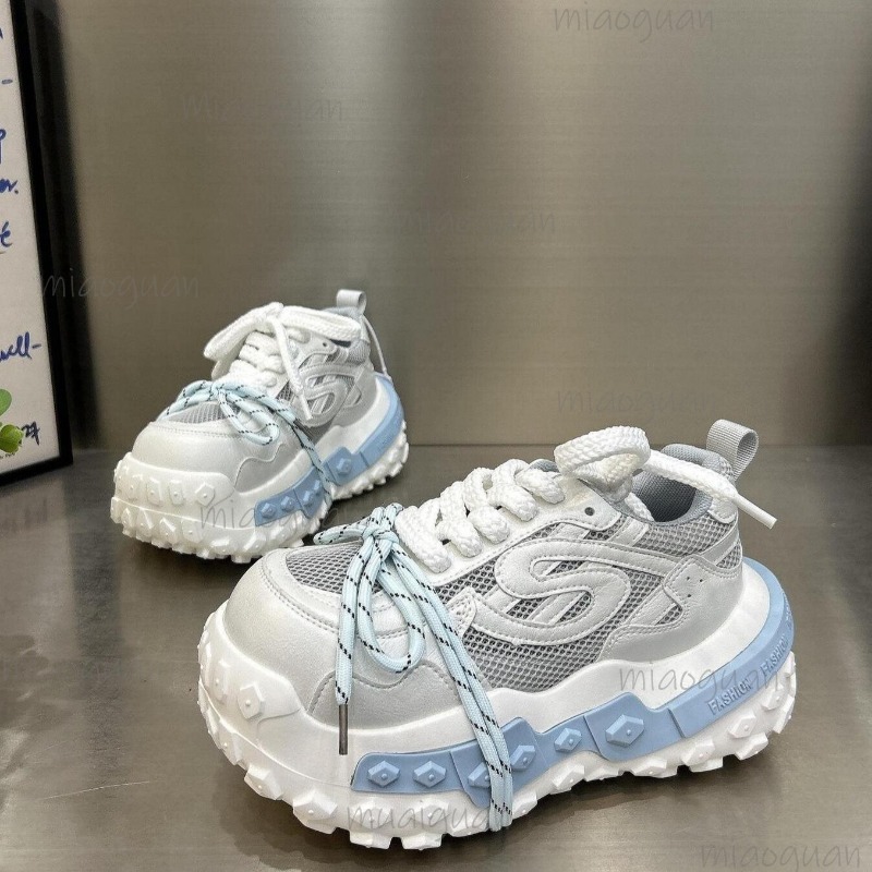 レディースチャンキープラットフォームダッドスニーカー、通気性 - Sewing Garment のレビューと価格