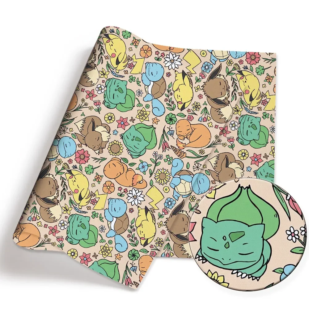 ポケモン漫画生地 140*50 センチメートル手作り縫製パッ - Sewing Production のレビューと価格