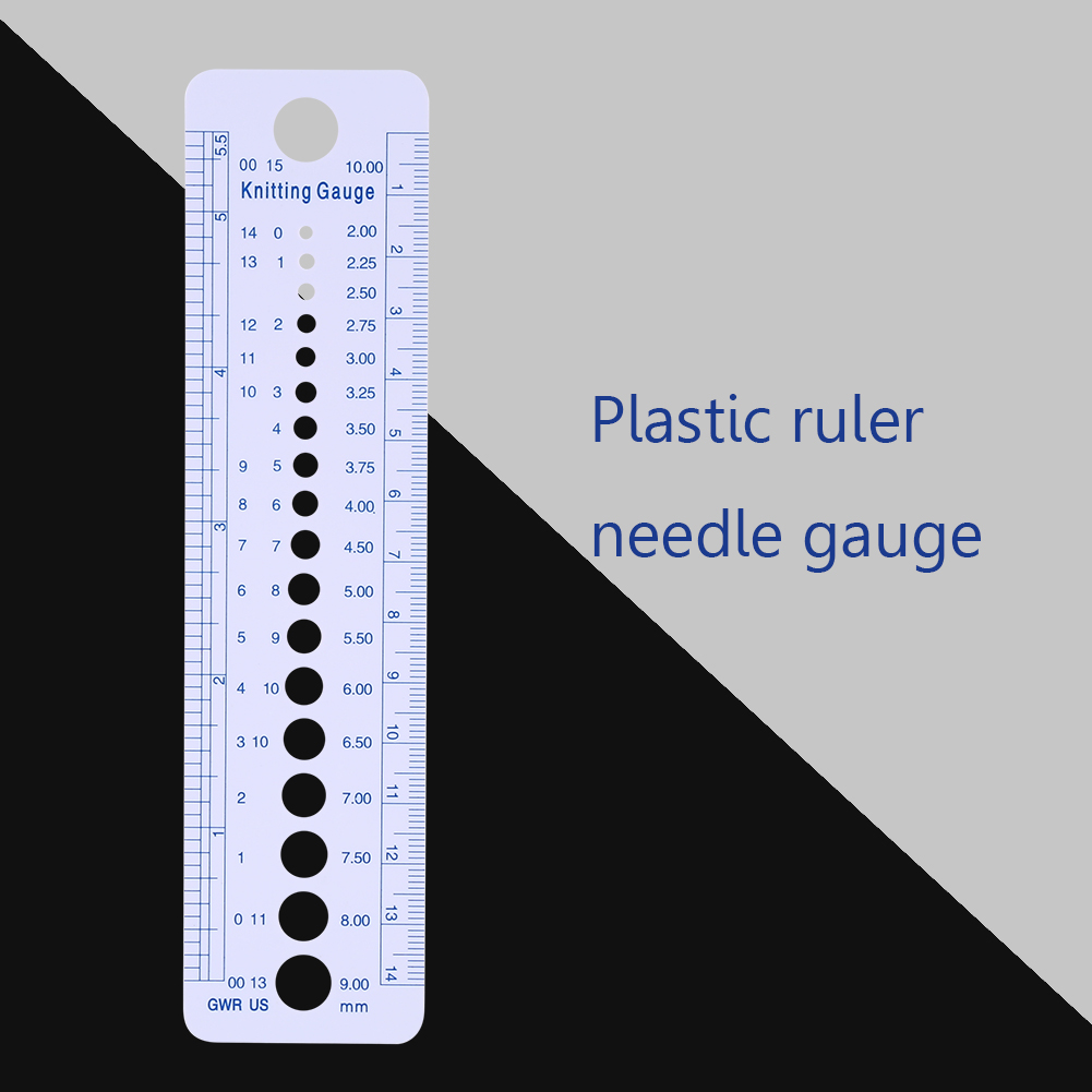 キルティングパッチワーク定規プラスチック編み針ゲージ定規イン - Sewing Gauge Ruler のレビューと価格