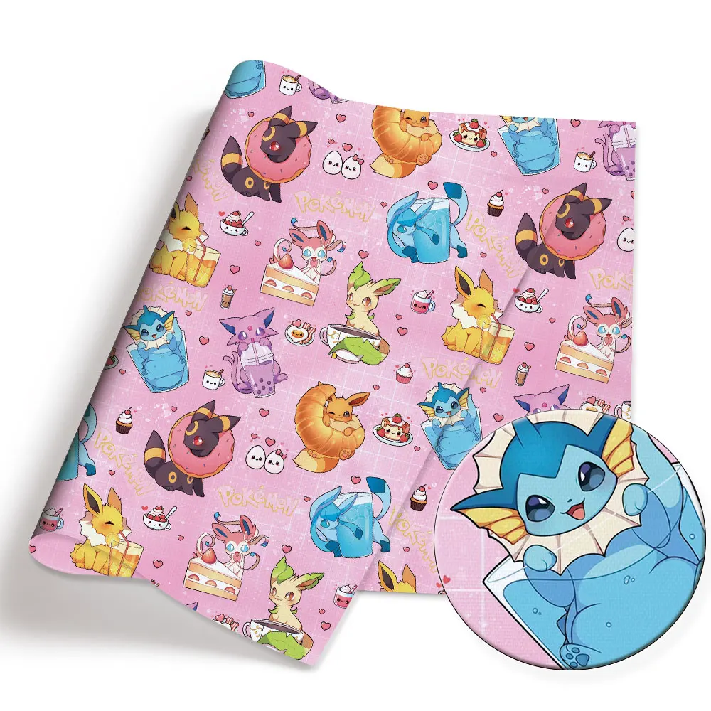子供のためのポケモン漫画プリント生地,手作りの縫製,パッチワ - Sewing Production のレビューと価格