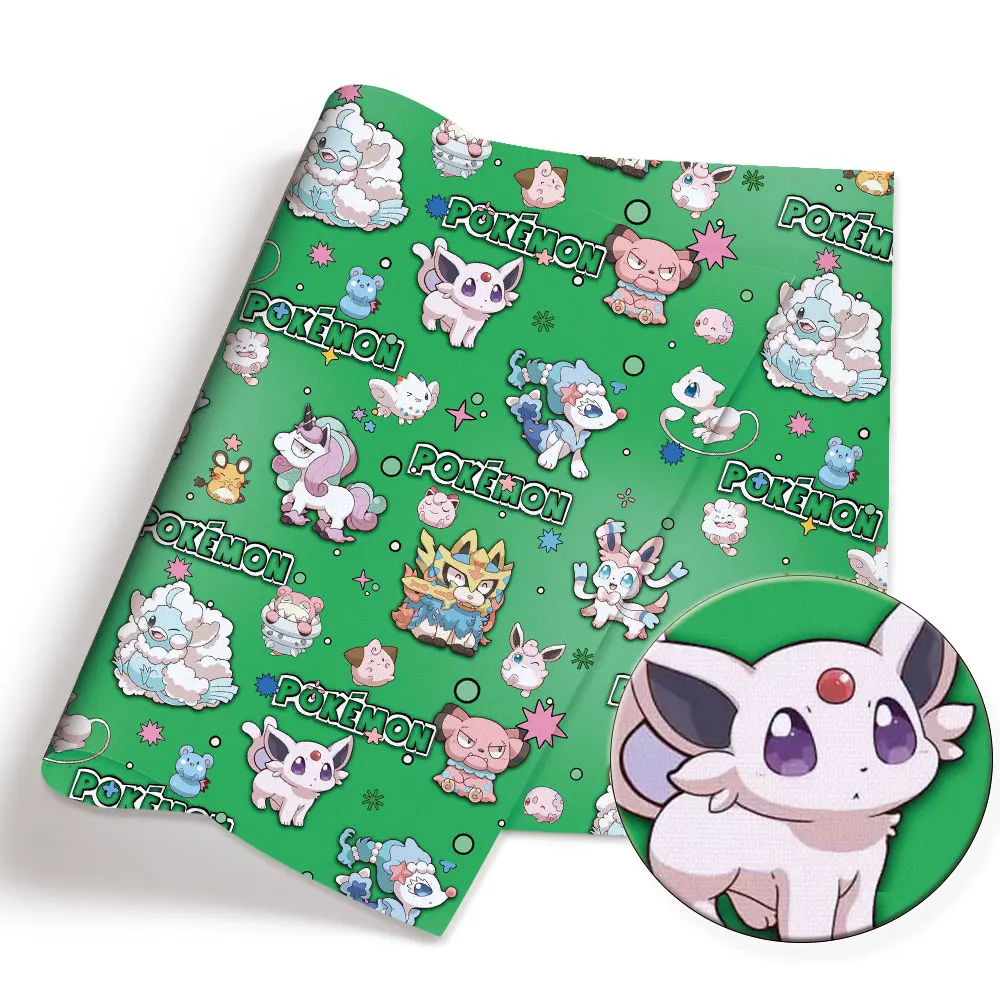 子供のためのポケモン漫画プリント生地,手作りの縫製,パッチワ - Sewing Production のレビューと価格