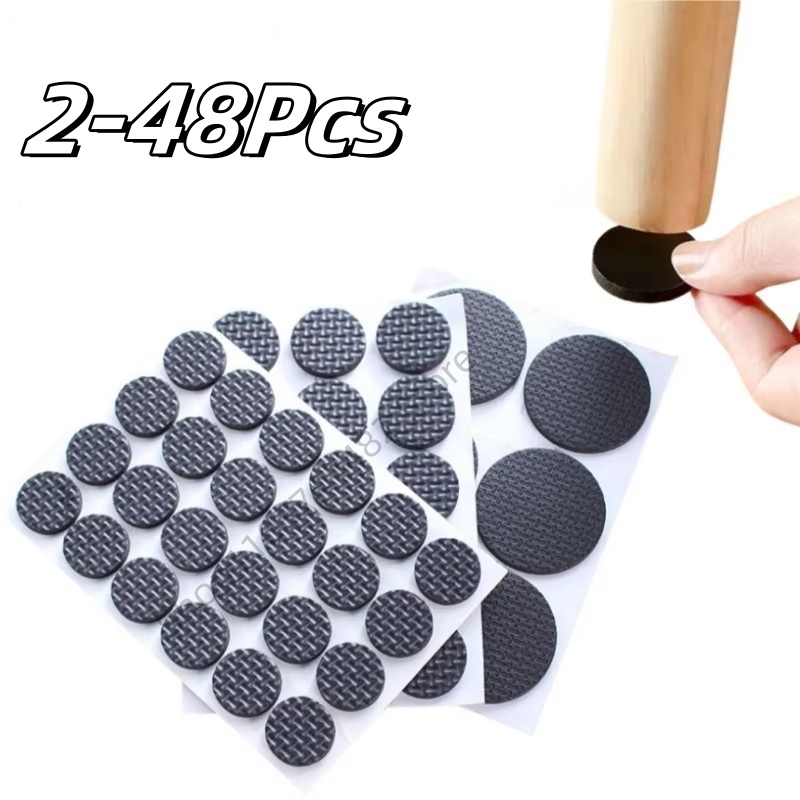 2-48個入り 自己粘着式 ブラック 家具脚用 ラグ フェル - Cutting Mat Self Heal のレビューと価格