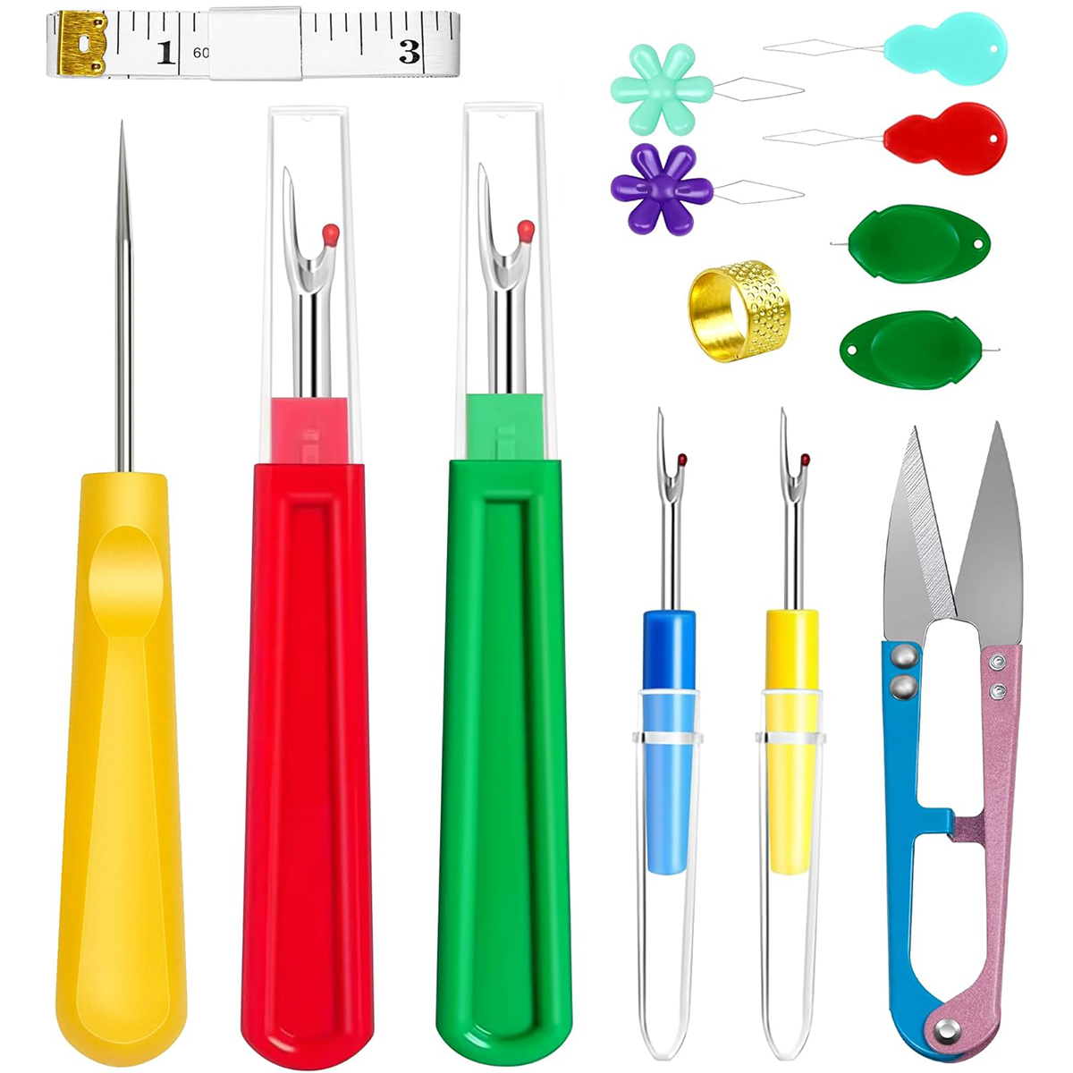 プロフェッショナルシームリッパーキット 糸切り針糸通し器付き - Seam Ripper Tool のレビューと価格