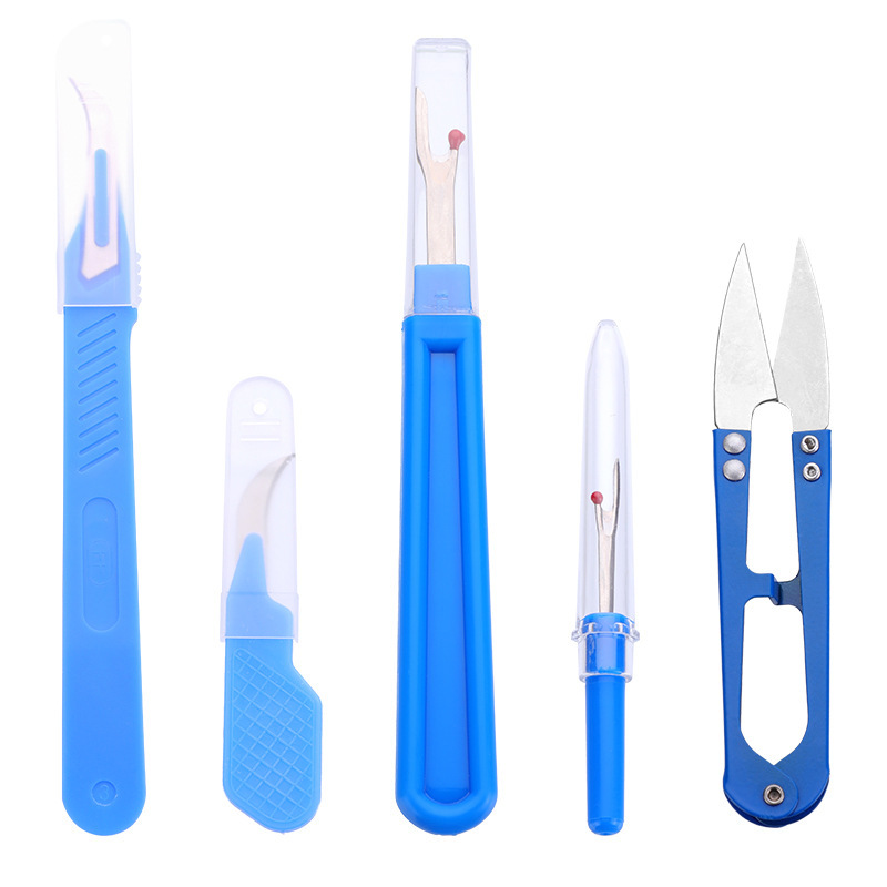 縫製用シームリッパーキット ブルー 縫い目糸抜き カッター  - Seam Ripper Tool のレビューと価格