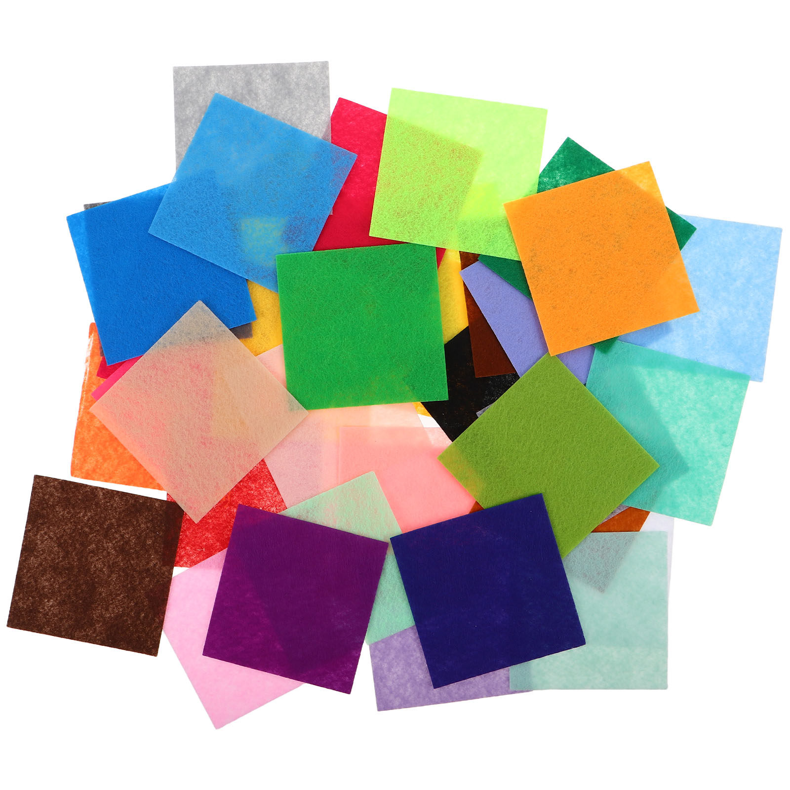 120枚入り クラフトフェルト正方形 10x10cm カラー - Is Sewing Textile Art のレビューと価格