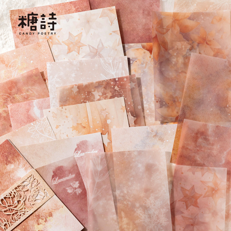 20枚/ロット ヴィンテージ カラフル オンブレ装飾紙、手作 - Pattern Tissue Paper のレビューと価格
