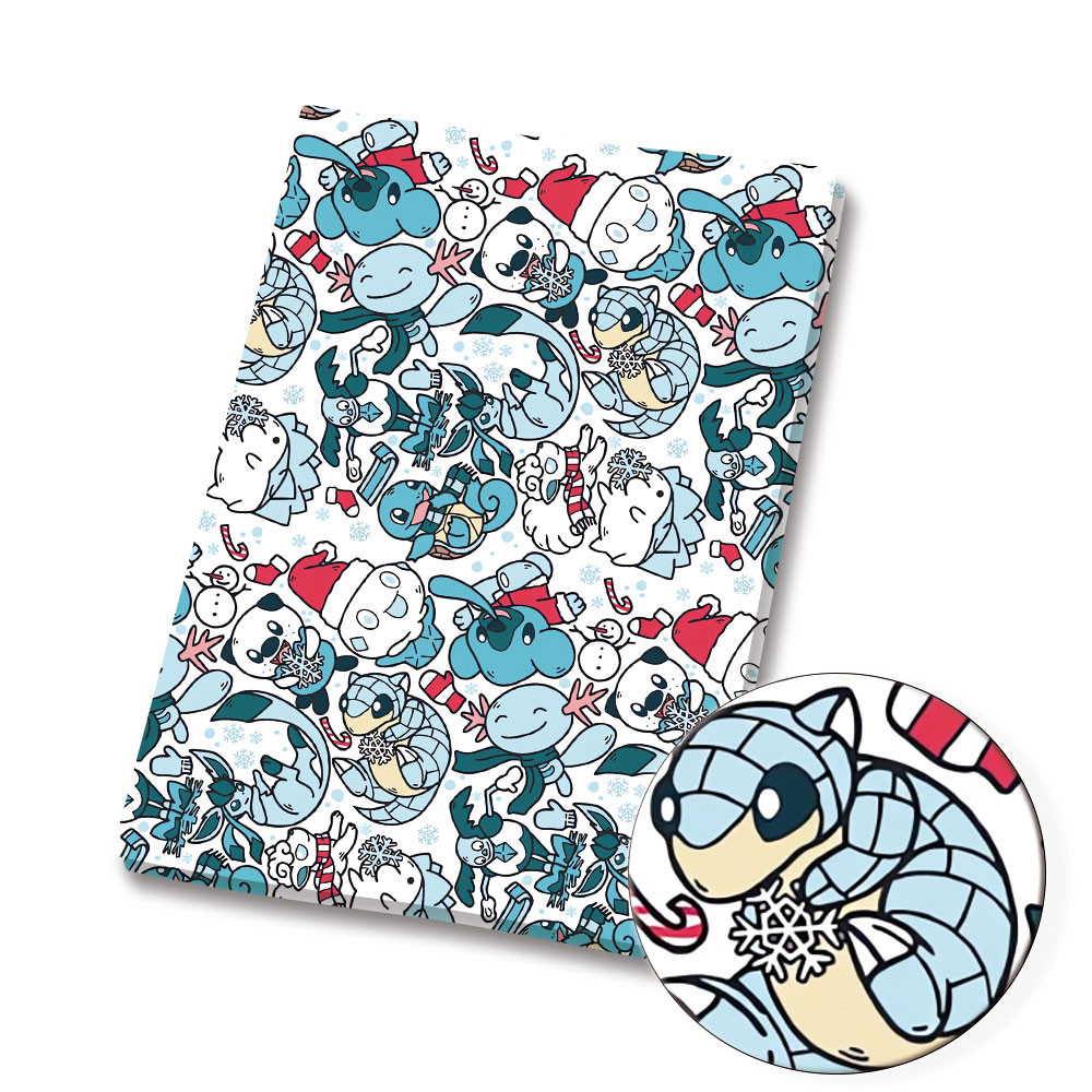 子供のためのポケモン漫画プリント生地,手作りの縫製,パッチワ - Sewing Production のレビューと価格