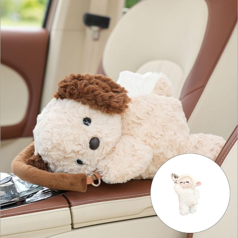 2026 新車ヘッドレスト漫画ティッシュボックスぬいぐるみ動 - Pattern Tissue Paper のレビューと価格