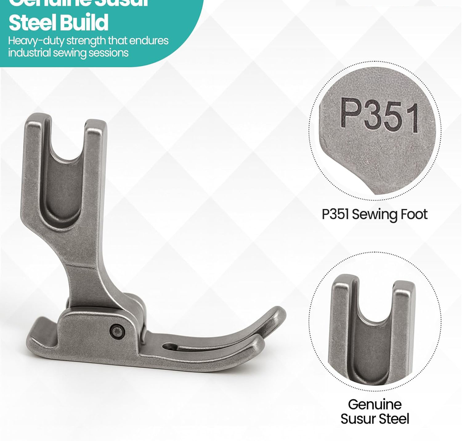 P351 工業用ミシン用標準押さえ金具、ストレートステッチフ - Textile Sewing Machines のレビューと価格